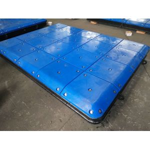 China Customized UHMW - PE Face Pads For Impingement Bolt Mounting on sale