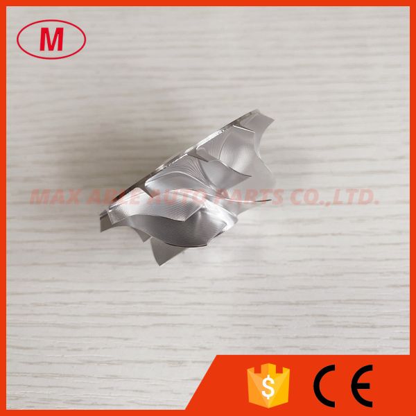 TD04HL 14T 49377-00015 39.60/51.00mm 1401-404-414 6+6 blades point milling snake curve turbo billet compressor wheel