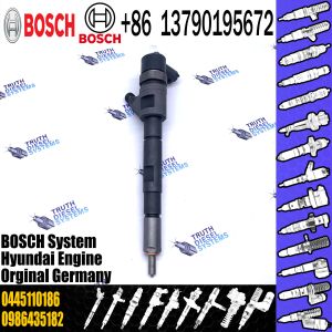 High Quality New Diesel Fuel Injector 0445110186 For HYUNDAI H-1/KIA SORENTO 2.5 CRDi
