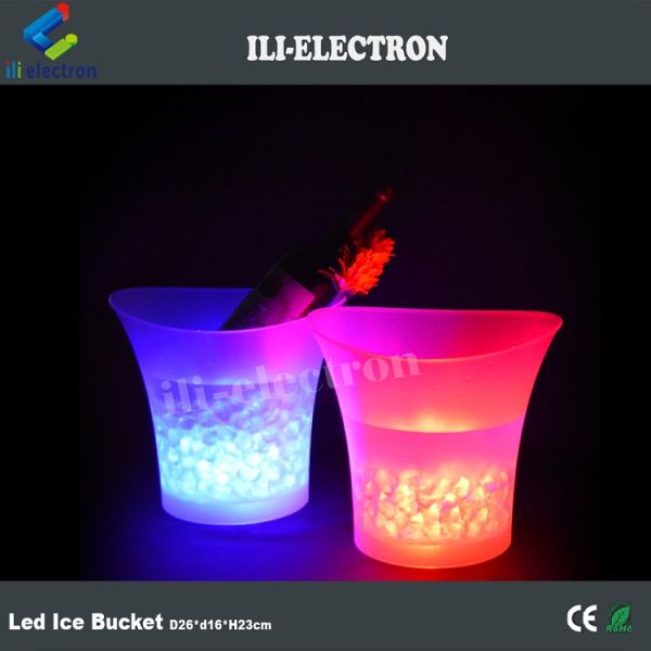 Hot seller plastic led champagne ice bucket