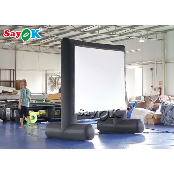 Blow Up Movie Screen 2.5x1.9mH Small Portable Commercial Inflatable Screen For Outdoor