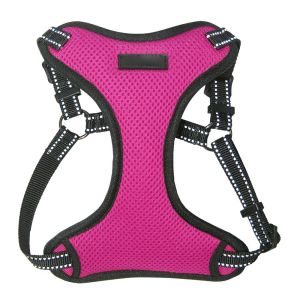 All Weather Mesh Dog Harness Adjustable Small / Medium Pet Vest 100% Polyester