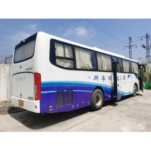 XMQ6119 Used Kinglong Buses 56 Seats 2+3 Layout Used Tour Bus Rear Engine Double