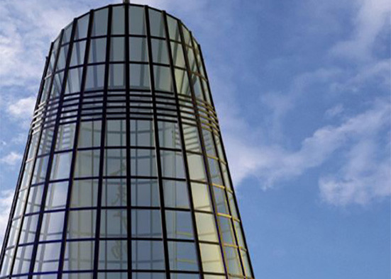 Buy Solar Control Insulated Argon Low E Coated Glass Tet270 Curved at wholesale prices