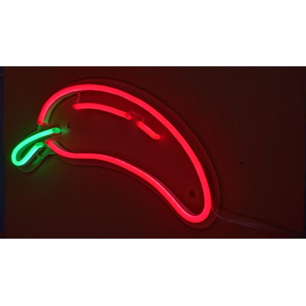 Buy Pepper Chili Cuttable Neon Signs Hang Wall Lighting AC100V Dimmable at wholesale prices