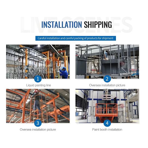 Electrostatic Powder Coating Painting Robot for Turnkey Powder Coating Line Solutions