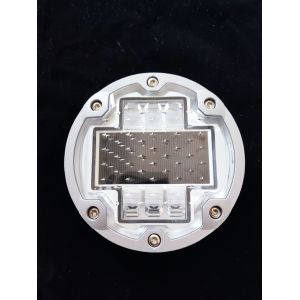 Aluminum Round Flashing LED Embedded Cat Eye Wireless Underground Driveway