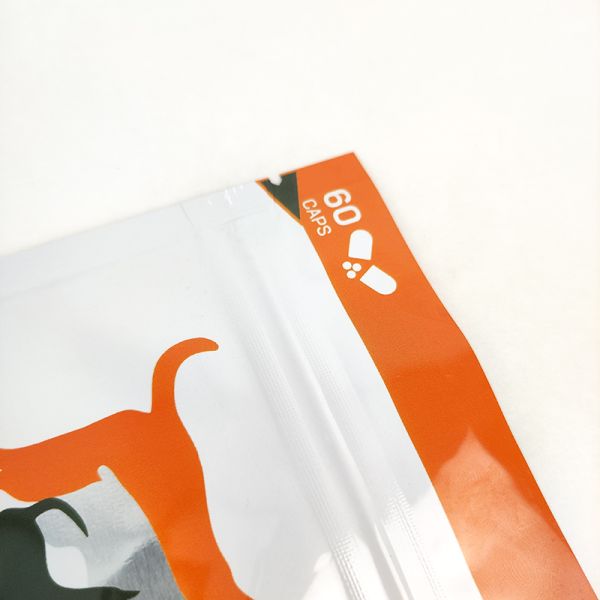 Custom Logo ziplockk Aluminium Foil Bag Pills Capsule Stand Up ziplockk Bags