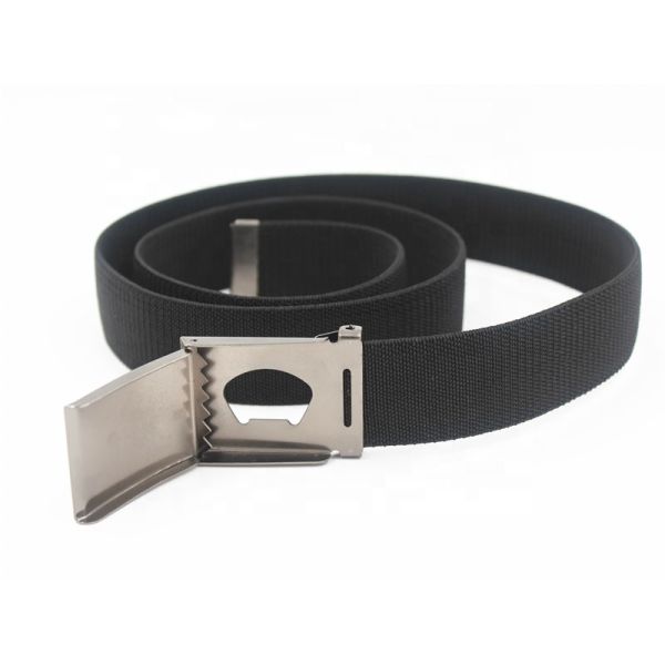 3.8cm High Elastic Braided Belt 120cm Length Casual Mens Belts For Jeans