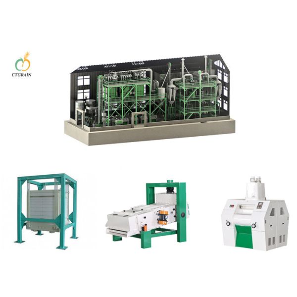 Buy Maize Flour Grinding Mill Machine 80t/24h Compact Flour Mill at wholesale prices