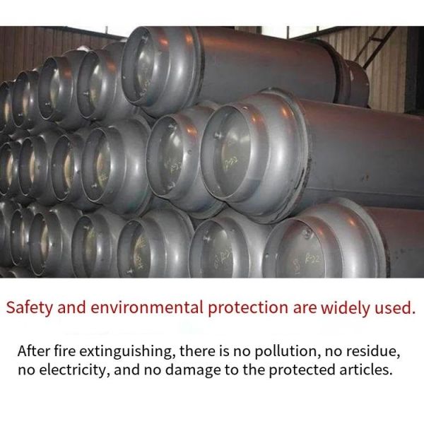 Low Toxicity FM200 Clean Agent Heptafluoropropane Fire Suppression Agent