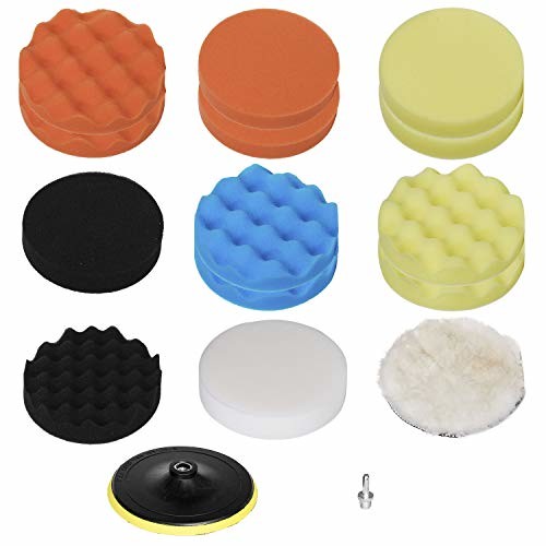 Buy M10 Drill Adapter Polishing Buffing Pad Auto Car Drill Polisher Buffer Sponge Pads Set at wholesale prices