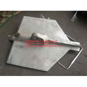 Quality Cast Iron 250mmx90mm pitch Galvanized Ground Anchors for sale