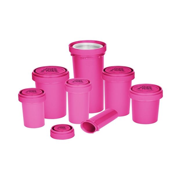 Reversible Cap Child Safety Medicine Pill Bottles Vial PP Material Bottle