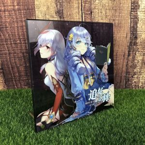 Customized Acrylic display board/advertising display board with Anime figure