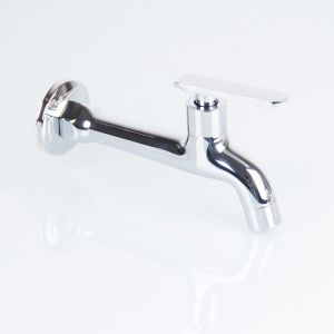 China Wall Mounted Bathroom 456g 0.2Mpa Long Body Bibcock on sale
