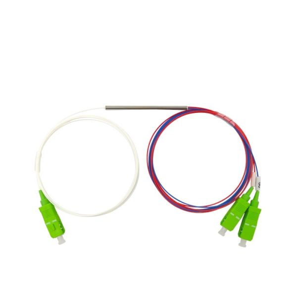 Buy 1x2 Singlemode Dual Window Coupler 1310/1550nm Steel Tube Component at wholesale prices