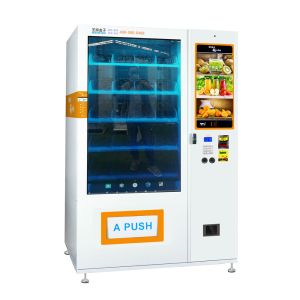 Micron WM22-TW translucence touch screen vending machine, drinks bottles