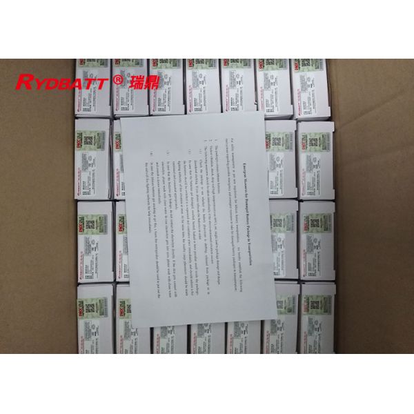 1S 3.6V 2600mAh Li Ion 18650 Battery Pack More Than 500 Times Cycle Life