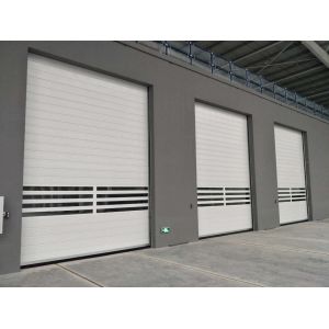 Fast Rolling up and Roller Shutter Spiral Security Garage Door with 40mm