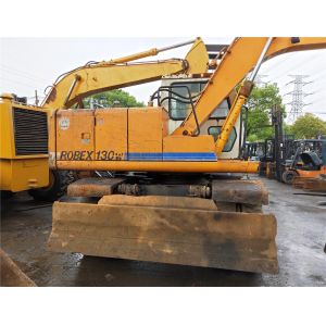 Used 100% Origin Hyundai Wheel Excavator R130W, Secondhand Hyundai 13ton Mobile