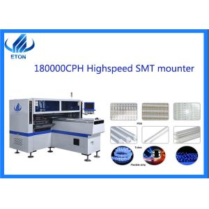 High Capacity SMT Mounting Machine For Rigid PCB , Flexible LED Strip Chip