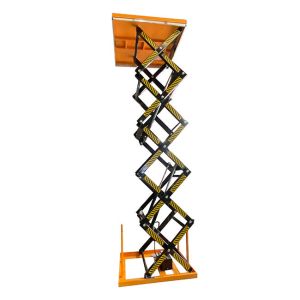 500Kg Stationary Scissor Lift Table Max Height 4.8m