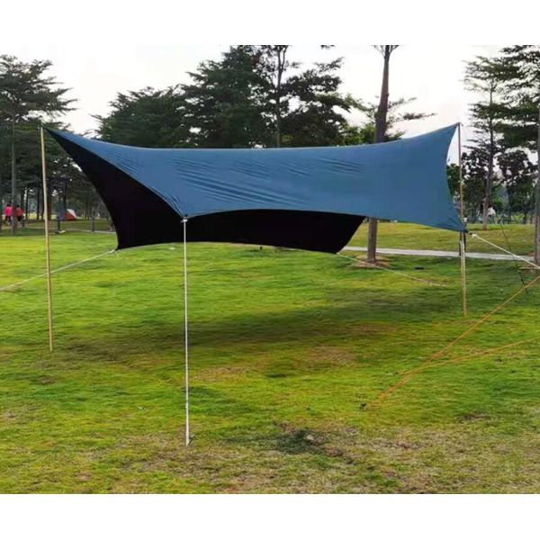 Blue Polyethylene Tarp Lightweight with Rust Resistant Grommets - Multi Purpose