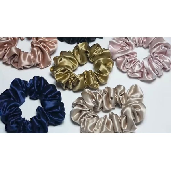 Buy Small 6 Padded 0.03kg Satin Silk Scrunchies Headband Warrens at wholesale prices