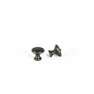 26mm Retro Bronze Tone Drawer Knobs With Screws