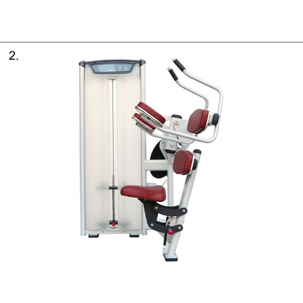 Heavy Duty Matrix Strength Training Equipment / Abdominal Crunch Machine