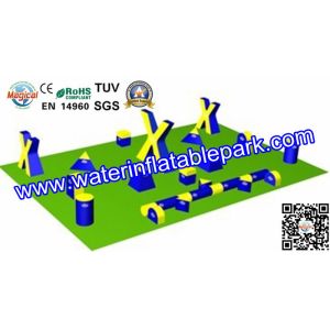 Customized 0.6 mm Inflatable Paintball Arena For Sport Games