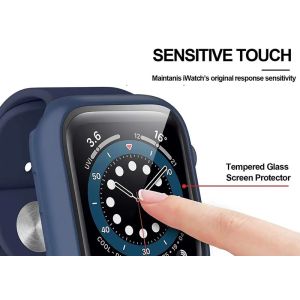 Anti Scratch Watch Screen Protector Case 42mm 44mm Hard Watch Face Protector