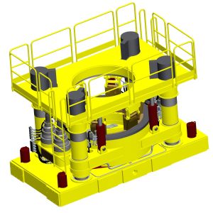 Apfyrt Hydraulic No Vibration Casing Rotator No Noise