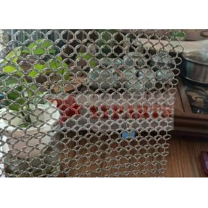 Stainless Steel Welded Chain Mail Ring Curtain For Screen