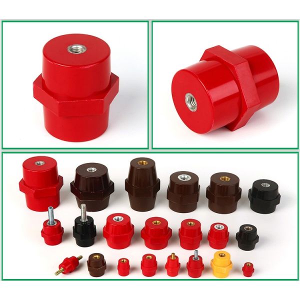 Hot sell red busbur 660V SEP7060 hexagonal type insulator