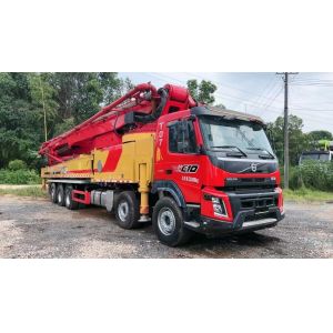 66m Mercedes Benz Used Concrete Pump Truck Truck Vibrating Amplitude 2.6mm and