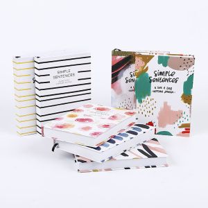 Paper Cover A5 Hardcover Notebook Printing Journal Notebook Set