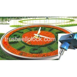 garden clocks, floral clock, flower clocks, movement or mechanism motor for