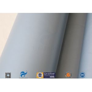 Grey Silicone Coated Fiberglass Cloth Engine Thermal Insulation Coated Glass