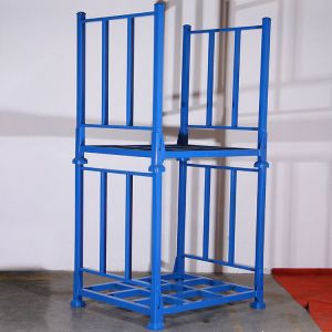 Quality Warehouse Q235 Steel Pallet Waste Treatment Metal Stackable Shelves for sale