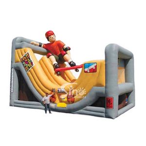Custom extreme u shaped slide skateboard inflatable slide