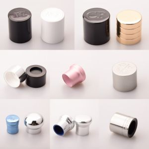 Lightweight Perfume Bottle Caps with Customized Diameter and Hot Stamping
