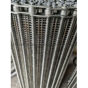 Stainless Steel Roller Chain Driven Conveyor Belt for Food Industry