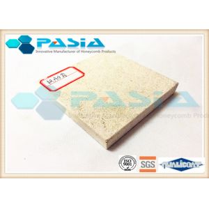 Aluminium Honeycomb Sandwich Panel , Thin Limestone Veneer Panels Flame