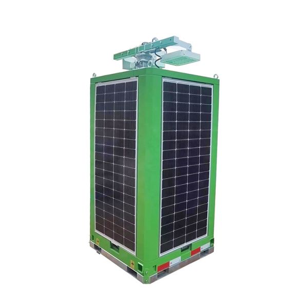 Buy Mobile Solar Light Tower Solar Security Surveillance Camera Light Tower  at wholesale prices