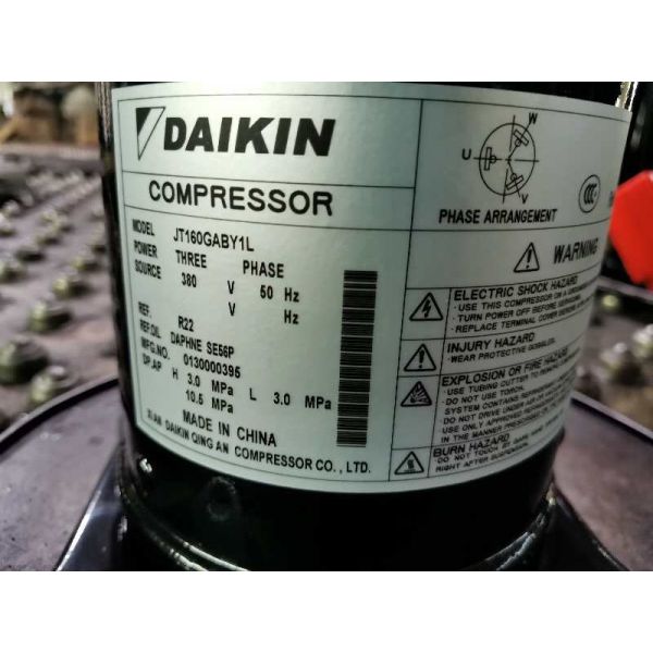Stainless Steel Refrigeration Scroll Compressor 5HP JT160GA-Y1 With R22 Refrigerate