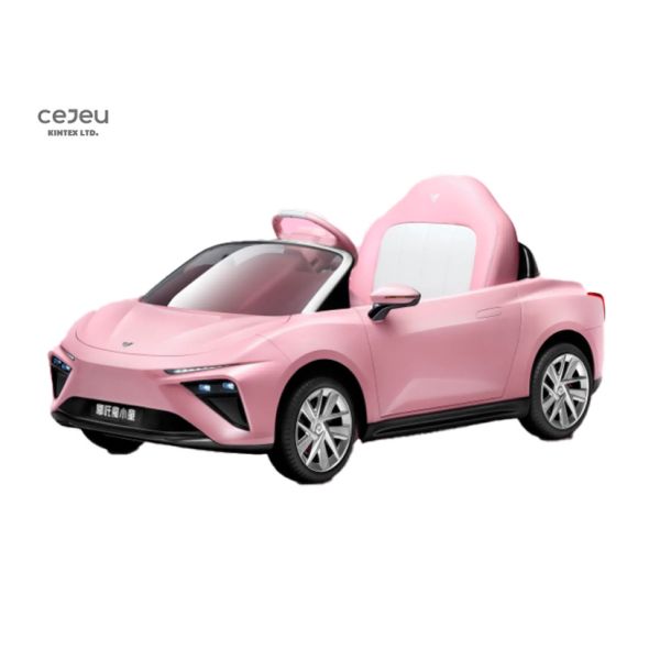 Buy pink 12V10A Kids Ride On Toy CarWith Parental Remote Control at wholesale prices