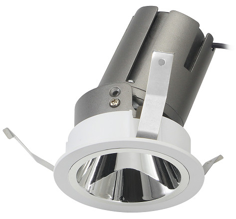 100-277v 10w commercial/shop/residential cob led downlight natural white with ce