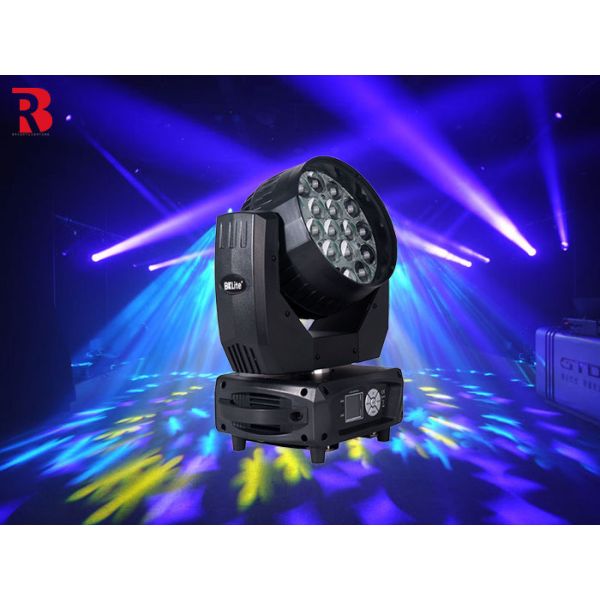 Buy 19x15W Moving Head Stage Light Dynamic Lighting Effects For Concerts at wholesale prices